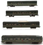 Gilbert Vintage Ho Np Passenger Car Set: 33540, 33541, 33542, 33543. Fixed Price $96.99.