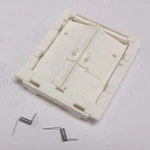 12 Sets, 3472-60 Lionel Milk Car Door Assembly With Springs, White Eggshell. Fixed Price $60.00.