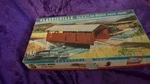 Box Only ! Covered Bridge By Plasticville U.s.a. The Original Model Kit. Fixed Price $19.95.