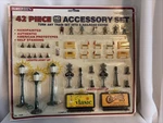 Life-like Precision, Engineered Trains Ho Scale 42 Piece Accessory Set No. 1220,. Fixed Price $16.15.