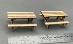 2X Lot ON2 ON30 Picnic Tables O3860. Fixed Price $18.71.