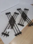 Prewar Bing 1 Gauge - (3 Rail) Crossover Section Set Of #2. Fixed Price $24.95.