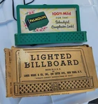Marx 0226 Green Lighted Billboard Palmolive Soap Bar With Original Box. Fixed Price $18.00.