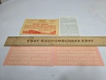 Champ A-10 Ho Scale Train Decals 1/4" Block Gothic Lettering White. Fixed Price $5.00.