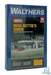 Walthers 933-2909 Miss Bettie's Diner Kit Ho Scale Train. Fixed Price $36.99.