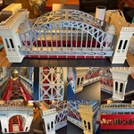 Mth Train Hellgate Bridge #300, #10-1016. Red/silver/white. Fixed Price $349.00.