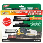 Kato Scale 106-6273 Santa Fe Blue Bonnet Freight 5 Car Train Set. Fixed Price $159.99.