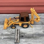 Vintag Case Metal Construction King Toy 580E Ertl Backhoe/front Loader! A3. Fixed Price $79.99.