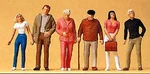 Preiser 65320 Standing Passers-by Figures (set Of 6). Fixed Price $61.18.