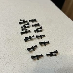 12 Lionel Gauge / Scale Diesel Freight Passenger Black Plastic Triple Horns. Fixed Price $12.00.