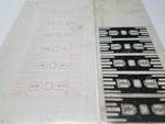 Marx 1940 Ultra Rare Gull Station Gas Pump Prototype Artwork Tin Sheets 2 Colors. Fixed Price $850.00.