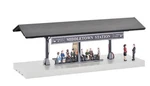 Rail King Oper. Pass. Station Platform Dark Gray Roof W/ Light Base 30-9125. Fixed Price $50.00.