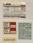 Walthers Ho Decal-union Pacific/up 50 Dbl Door Box Car-yellow W/map 934-93-25. Fixed Price $6.00.