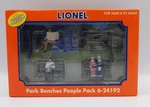Lionel 6-24192 Scale Seated People With Bench Figures (set Of 7). Fixed Price $23.79.