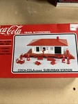 Coca Cola Scale Suburban Station Train Accessories Building Kit K-40311 New. Fixed Price $22.00.