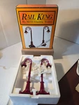 Mth Rail King No. 59 Maroon Street Lamps MT-1030 Tested Metal Post Set Ob. Fixed Price $19.99.