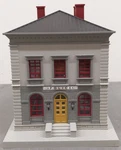 Mth 30-9099 Gray & Maroon Police Station Assembled Building Ln. Fixed Price $79.99.