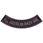 Hot Leathers All American Biker Girl X 2 Bottom Rocker Patch PPM5103. Fixed Price $11.95.