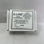 K-line Gauge K-950 Train Transformer Set Layout 20VA. Fixed Price $29.99.
