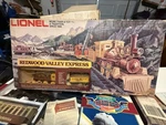 Lionel Redwood Valley 027 Gauge Electric Train Set With Box. Fixed Price $85.00.