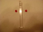 Lionel 252-10 Light Shaft & 252-11 Red Lens (2). Fixed Price $9.95.