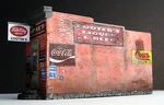 Downtown Deco ON30 Scale Gauge Building Hydrocal "cooters Liquor" Kit.. Fixed Price $39.95.