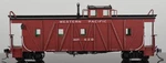 North Bank Line Western Pacific Osb Wood Caboose #620 Wp. Fixed Price $600.00.