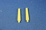 O/s - Plasticville #1302 Farm Wagon Reproduction Stakes Yellow (2). Fixed Price $8.75.