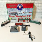 Lionel 6-31901 Winter Wonderland Railroad Gauge Train W/transformers- No Track. Fixed Price $199.00.