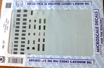 Microscale Decal #48-37 Diesel Data (1940-1992). Fixed Price $8.00.