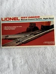 Lionel O-27 Gauge Manual Control Right-hand Switch Track 6-5022. Fixed Price $5.00.
