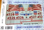 Microscale Decal #48-737 Union Pacific SD70M Diesels 4526, 4527, 4528. Fixed Price $7.75.