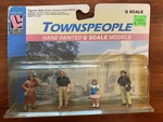 Life-like Trains Hand Painted Townspeople 1173 Scale, New Box, 4 Figures. Fixed Price $15.00.