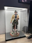 Action Figure Display Case 16" Tall Acrylic 1/6 Scale Figurine Led Light Toy Box. Fixed Price $89.09.
