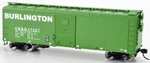 Bowser Ho Scale 40' Single-door Boxcar Chicago, Burlington Quincy/cb&q #17227. Fixed Price $25.49.