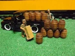 "o Scale" Whiskey Barrels /wine Diorama Model Train Set Of 16. Fixed Price $11.95.