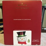 Hallmark Keepsake 2020 Countdown Christmas Snowman Tree Topper Remote Control. Fixed Price $59.99.
