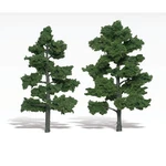 Woodland Scenics TR1516 Deciduous Trees, Medium Green 6"- 7" (2) Ready-made. Fixed Price $15.71.