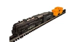 Marx 1666 Penn Central Locomotive W/smoke Tender & Caboose - 027/O Scale Gc. Fixed Price $65.00.
