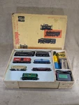 Marx Ho Sears Allstate #9963 Train Set Original Box + Village Lot Untested. Fixed Price $449.23.