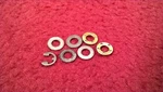 #2 Lionel Post War Motor Shaft Thrust Bearings, Washers & Retaining. Fixed Price $9.95.