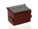 3D To Scale 50-230-R 1/50 Trash Dumpster Dark Red Diorama Accessory. Fixed Price $9.99.