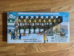Vintage 1989 Kurt Adler Santas World 10 Old Fashioned Streetlamp Lights, Works!. Fixed Price $25.99.