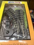 Rail King 40-1005 Real Trax Operating 0-31 Left Hand Switch. Fixed Price $39.95.