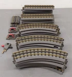 Mth Realtrax Curved & Straight Track Sections 38. Fixed Price $109.99.