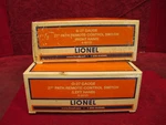 Lionel 6-65121, Left Hand 6-65122 Right Remote Control Switches Nos. Fixed Price $29.95.