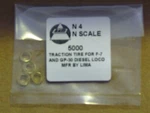 Part# 5000 Traction Tire Set For F7 & GP30 Diesel Scale Ahm By Lima New. Fixed Price $8.99.
