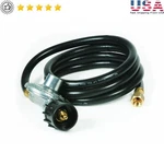 Low Pressure Gas Regulator 6FT Hose Thermal Protection Type 1 Acme 70000 Btu New. Fixed Price $82.57.