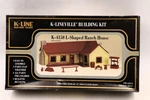 Scale: K-lineville L-shaped Ranch House Building Kit K-4150 (O/O27) New. Fixed Price $20.99.