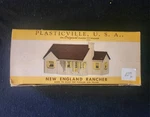 Plasticville New England Rancher MH-2, Blue, Vintage 1952, Original Box. Fixed Price $21.25.